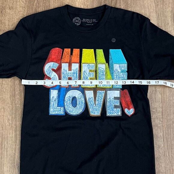 NEW Out of Print Shelf Love Black T-Shirt Sz XS - Picture 5 of 6